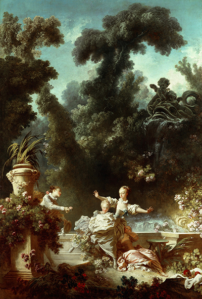 The Progress of Love The Pursuit Jean-Honore Fragonard